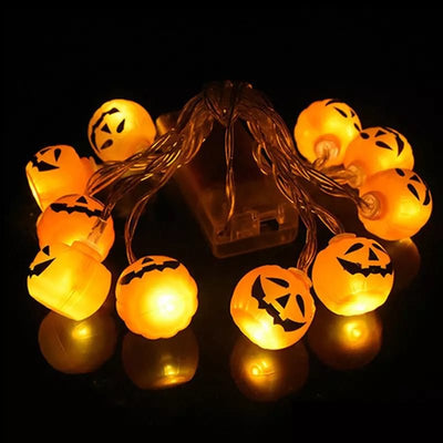 Halloween pumpkin string lights boogzelhome