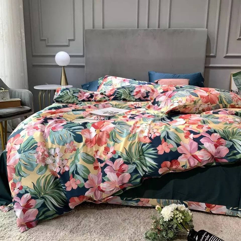 boogzelhome indie tropical bedding set