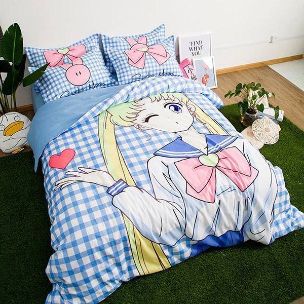 boogzel home Sailor Moon Bedding Set