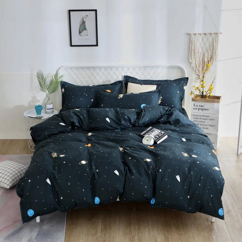 Boogzel home Solar System Bedding Set, aesthetic duvet cover