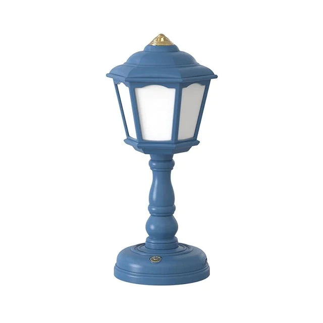 boogzel home blue street light desk lamp