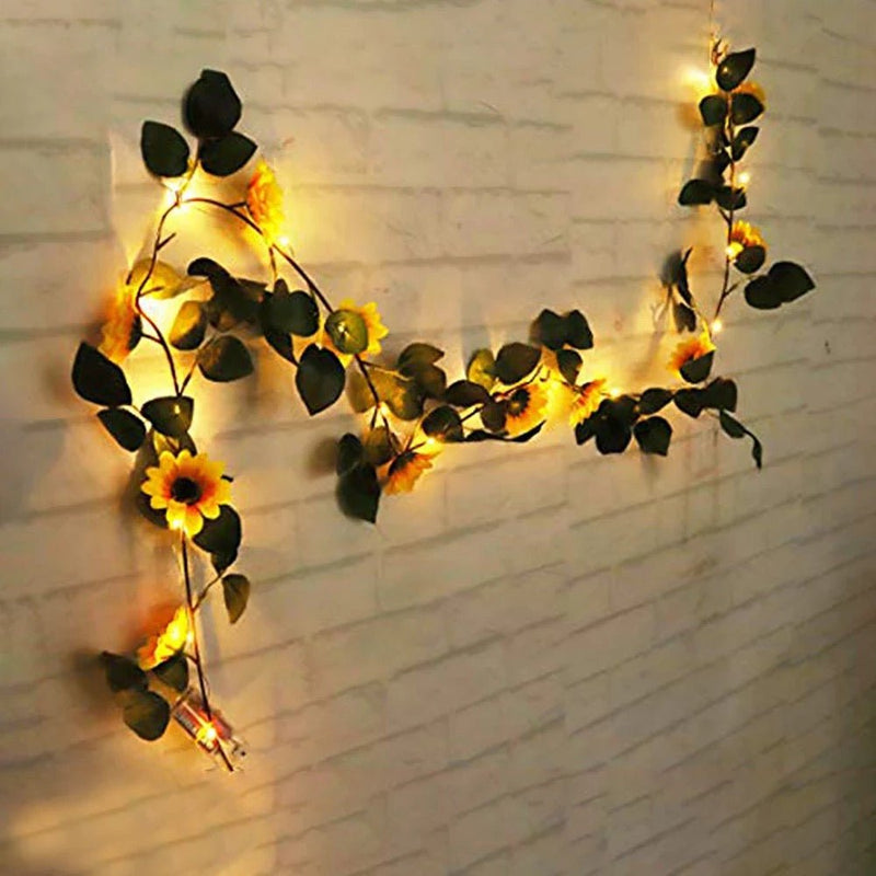 boogzel home buy  aesthetic sunflower string lights