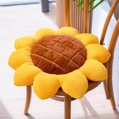 sunflower plush pillow boogzel home