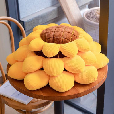 boogzel home sunflower plush pillow