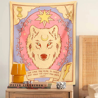 wolf tapestry