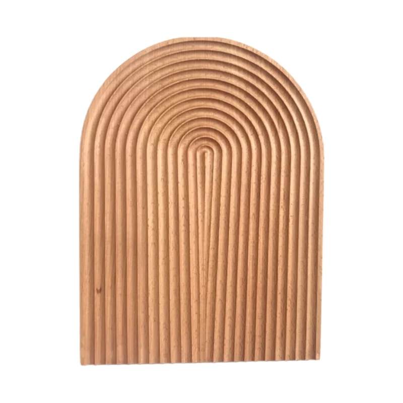 boogzel home arch-shaped wooden serving tray