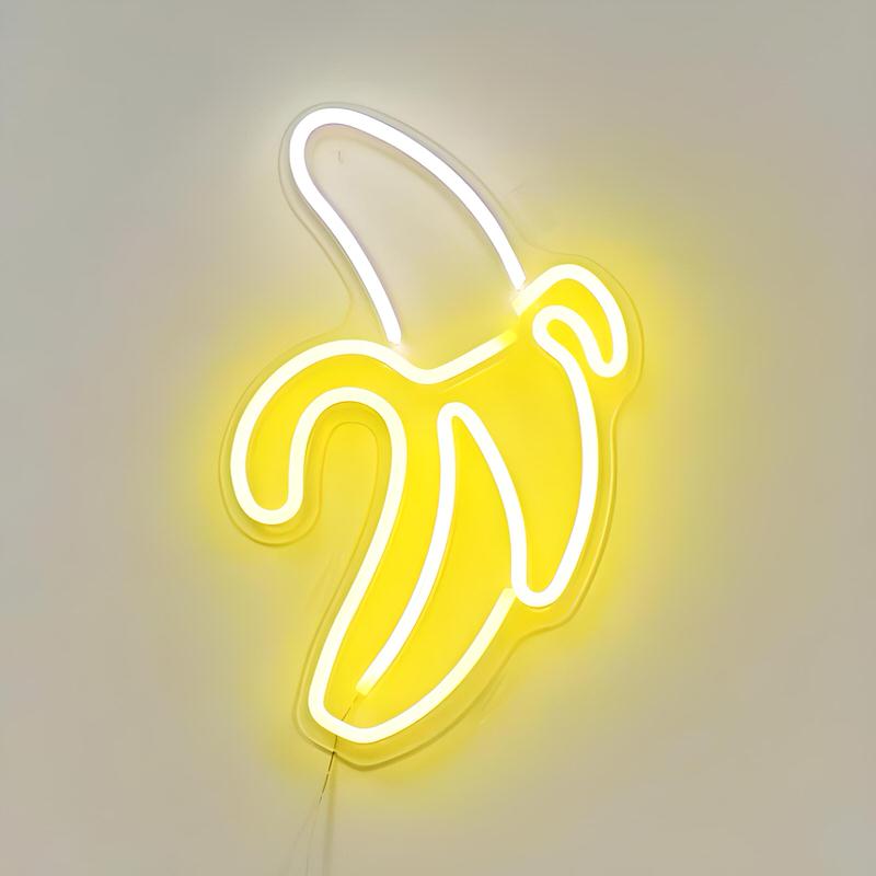 banana wall sign neon