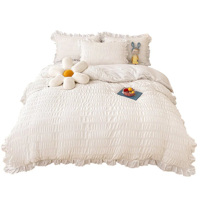 boogel home ribbed softie bedding set