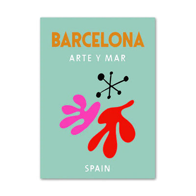 barcelona spain poster boogzel home