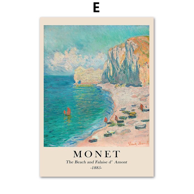 claude monet aesthetic posters boogzel home