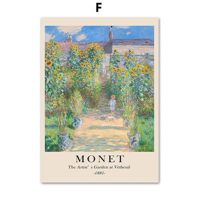 aesthetic claude monet boogzel home aesthetic posters