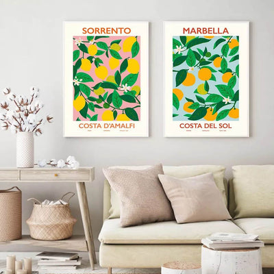 fruit posters boogzel home indie room decor