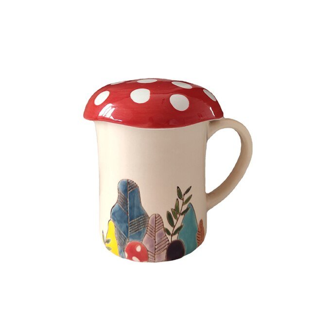 boogzel home mushroom shaped mug