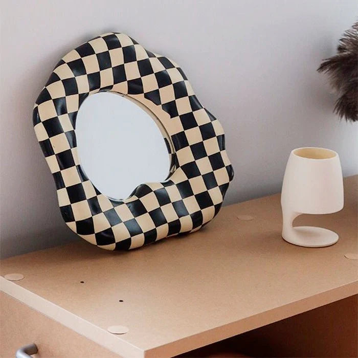 boogzel home checkered mirror buy