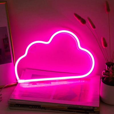 boogzel home cloud neon sign