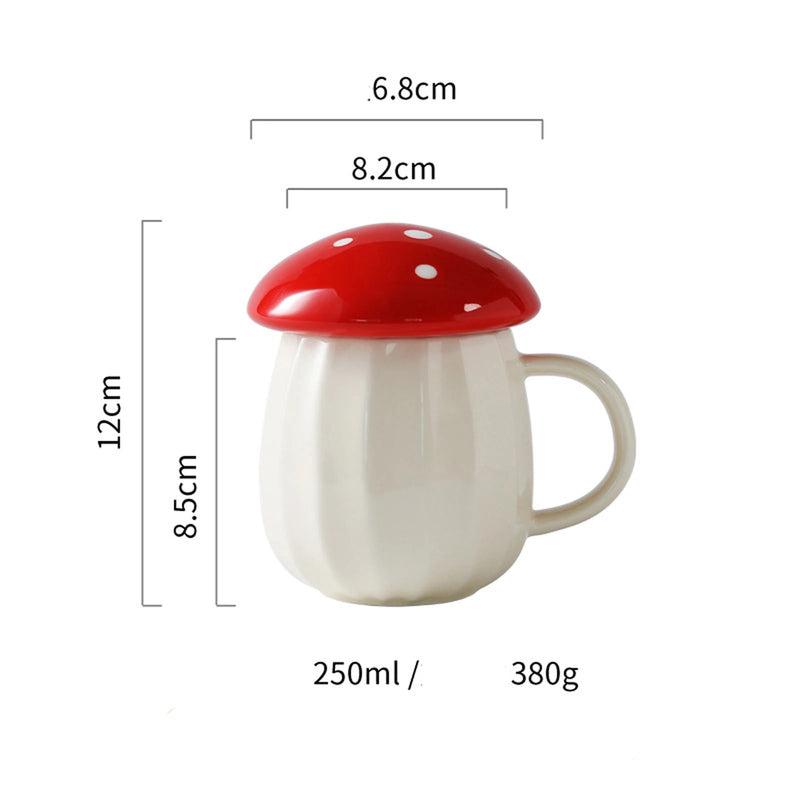 fairycore aesthetic mushroom mug