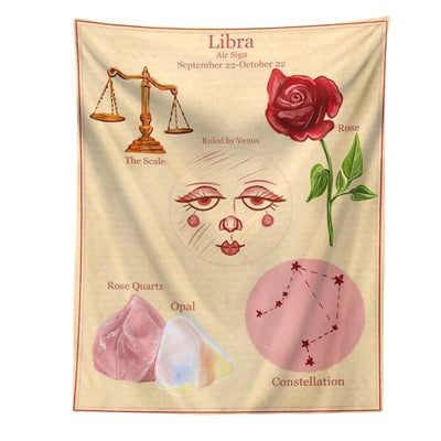 boogzel home libra tapestry