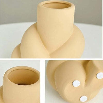 Knot-Shaped Danish Pastel Vase