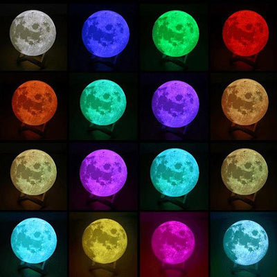 16 colors moon lamp boogzel home aesthetic room decor