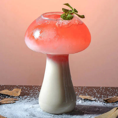 boogzel home mushroom shaped glass vase