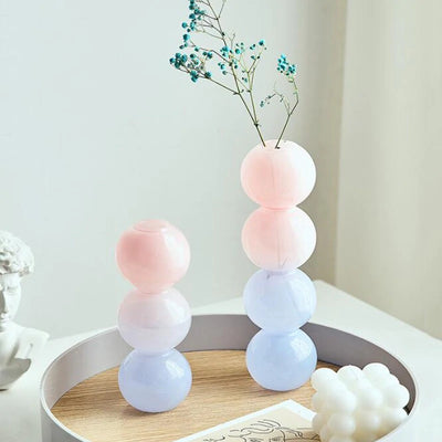 bubble vase pastel gradient