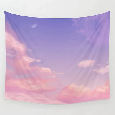 pastel clouds tapestry boogzel home