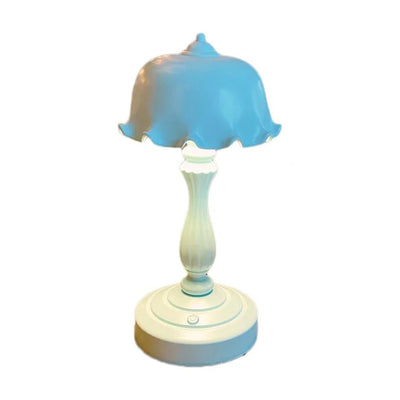 danish pastel blue table lamp