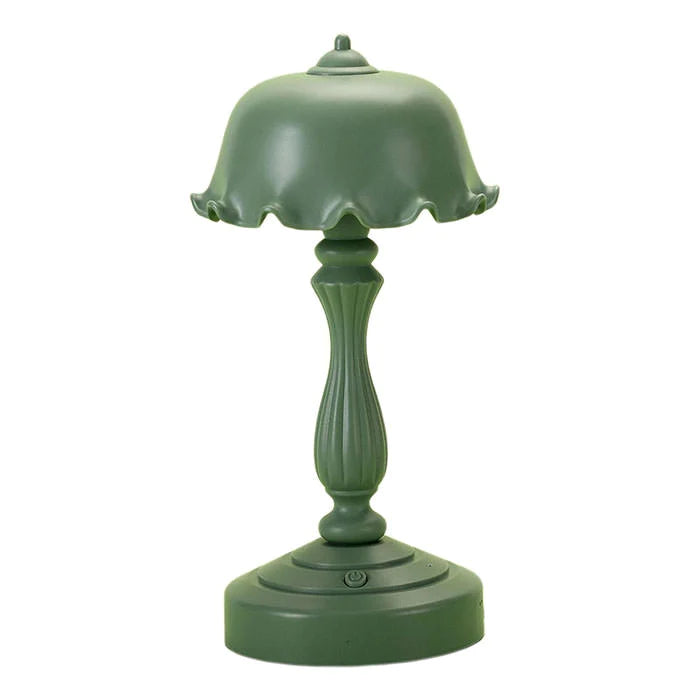 boogzel home aesthetic green danish pastel table lamp
