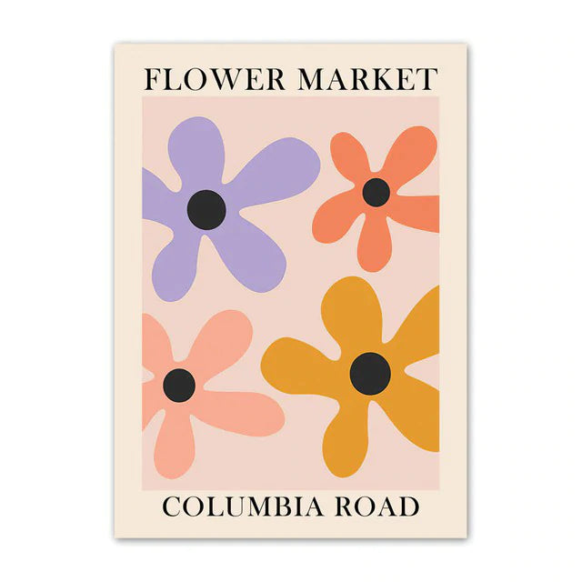 aesthetic flower market poster boogzelhome buy