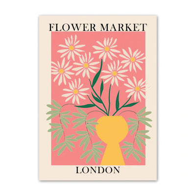 flower market poster boogzel home