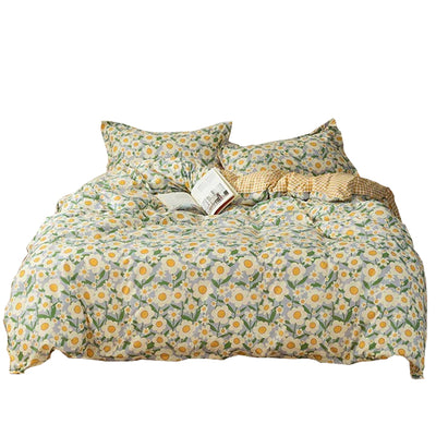 boogzel home aesthetic chamomile bedding set