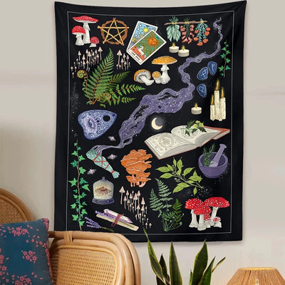 witch wall tapestry boogzel home buy
